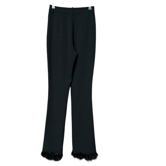 NEW Heiress Beverly Hills Feather High Waisted Pant S Crepe Fabric Stretchy - Picture 8 of 9
